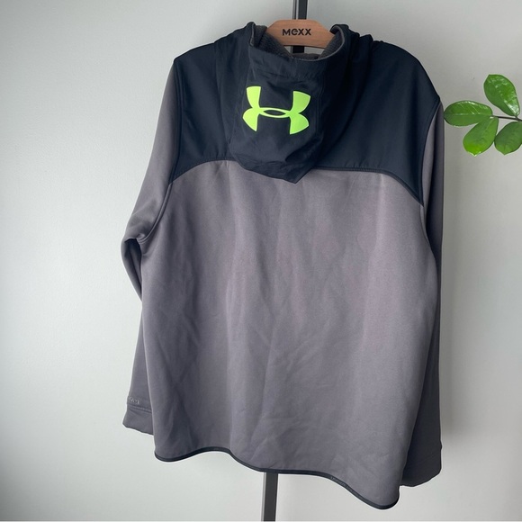 Under Armour Storm Hoodie Jacket Full Zip Rain Mens Size XL - Picture 2 of 7